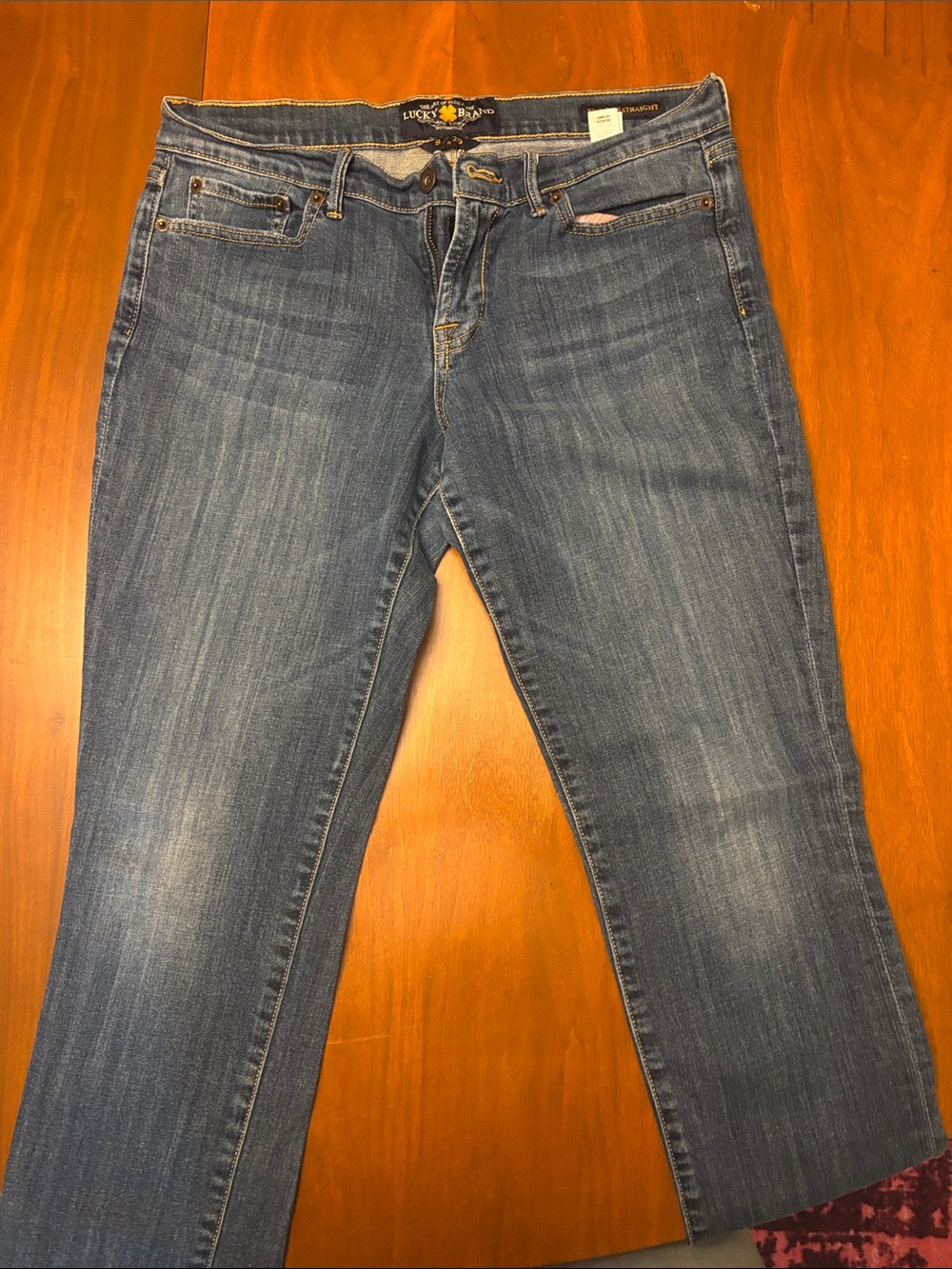 Lucky Brand Women's Sweet n Straight Jeans in Medium Blue Wash